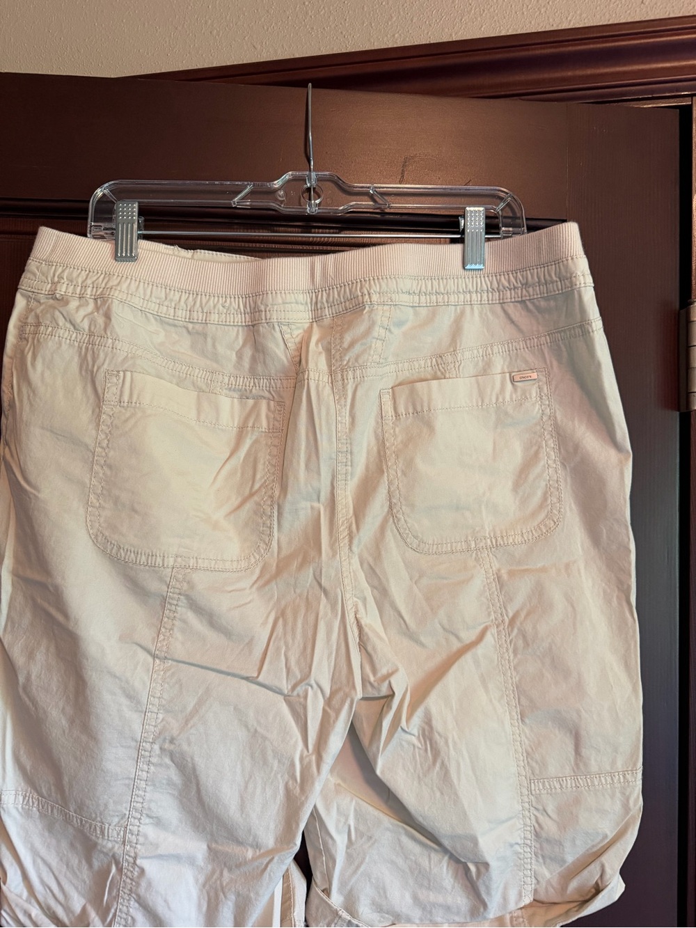 Chico's Light Cream Women’s Bermuda Shorts